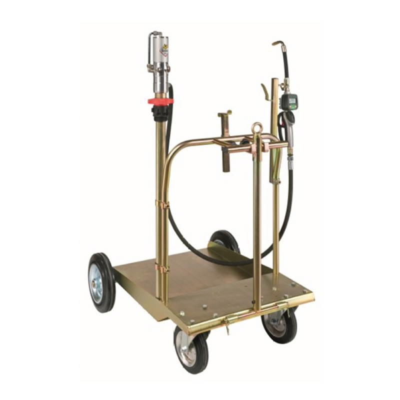 MOBILE OIL DISPENSER FOR DRUMS 180-220 KG WITH PUMP